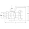 Robinet pour air comprimé Type: 770 Fonte malléable Taraudé (BSPP)/Raccordement à pinces